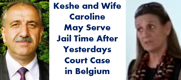 keshe wife caroline serve jail time court case belgium