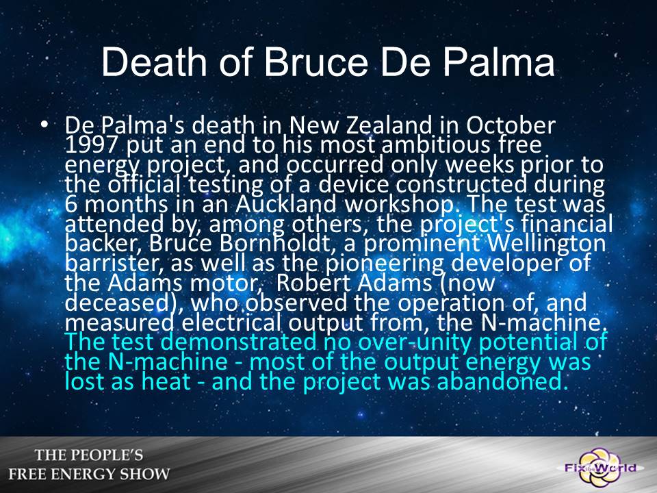 Death of Bruce de palma 2