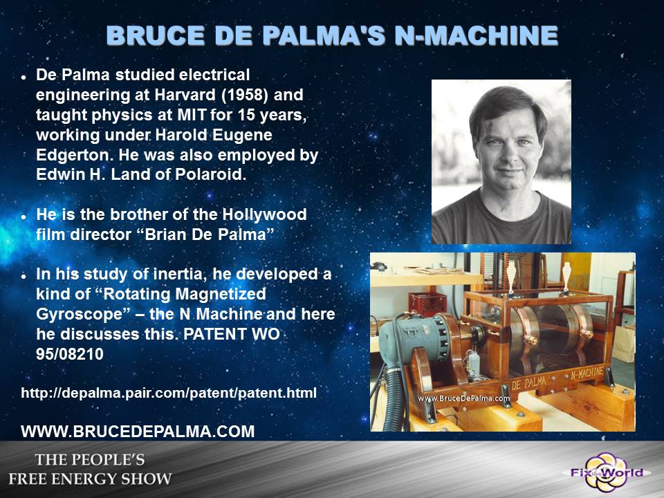 bruce de palma n-machine