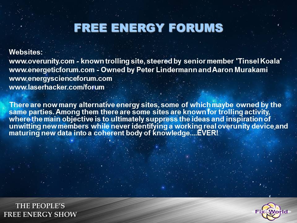 free energy forums