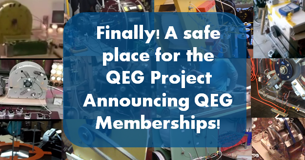 Finally, a safe place for the QEG project. Announcing QEG Academy Memberships!