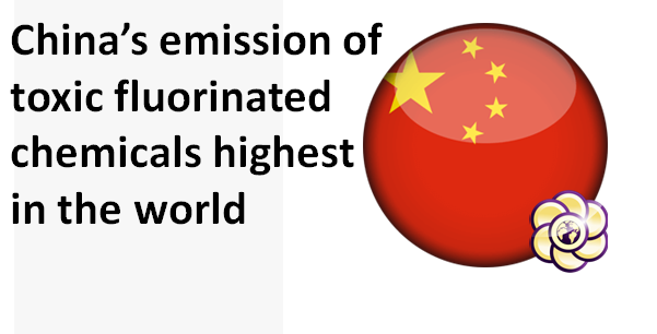 China’s emission of toxic fluorinated chemicals highest in the world