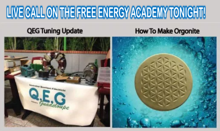 live call on the free energy academy tonight