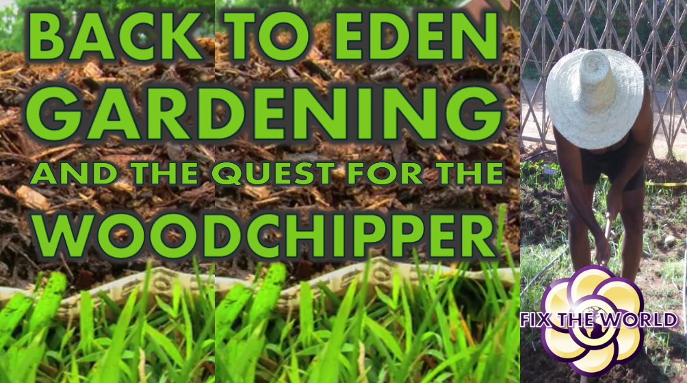 Back to Eden Gardening and Woodchips Hopegirl Vlog