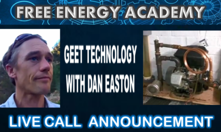 Learn all about GEET Technology this Sunday on a Live Call with Dan Easton.
