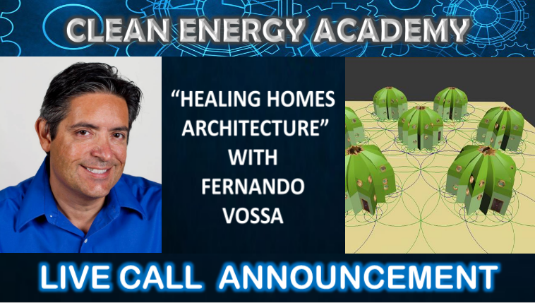 Live Call 8 Guest Speaker discusses the Vossahedron, a new, sustainable architecture