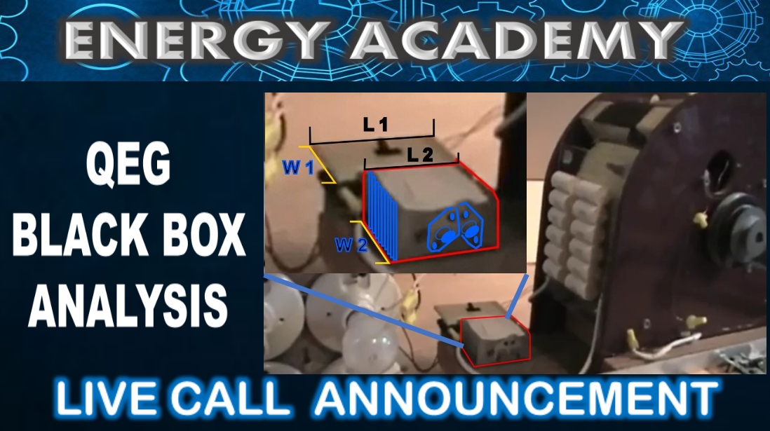 Whats in the QEG Black Box? Full Analysis on a Live Academy Call this Sunday!