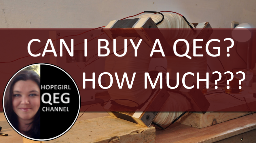 How much does a QEG cost and where can I buy? (New Video)