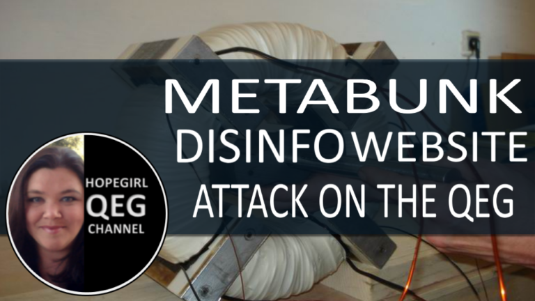 metabunk disinformation website quantum energy generator