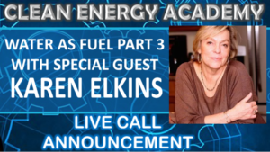 LIVE CALL KAREN ELKINS CLEAN ENERGY ACADEMY