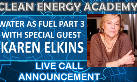 Live Call With Karen Elkins Special Guest On The Properties Of Water Sunday November 4th 2018 6PM Clean Energy Academy