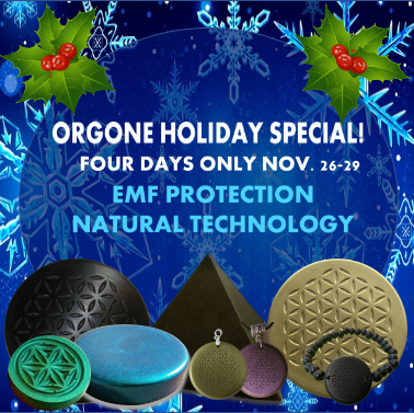 Orgone Holiday Special. New Video and 4 Day Sale.
