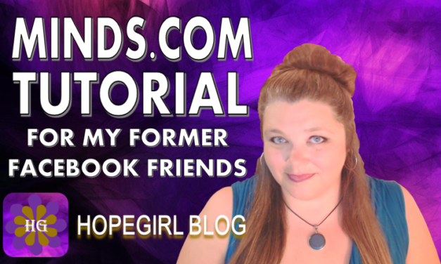 Follow Me on Minds.com A Tutorial I made For my Former Facebook Friends