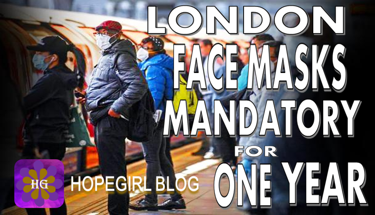 London Mandatory Face Masks For One Year