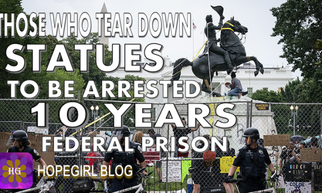 Those Who Tear Down Statues Arrested Ten Years in Prison