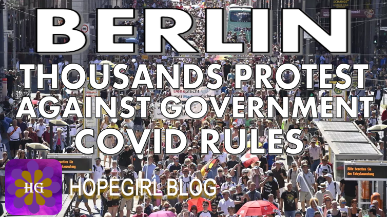 Berlin. Thousands Protest Against Government Covid Rules