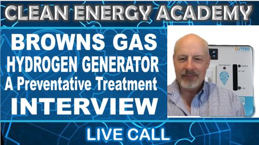 Brown’s Gas Covid Preventative Treatment Interview Live Call With George Wiseman Sunday August 16th, 2020 @ 5PM EST