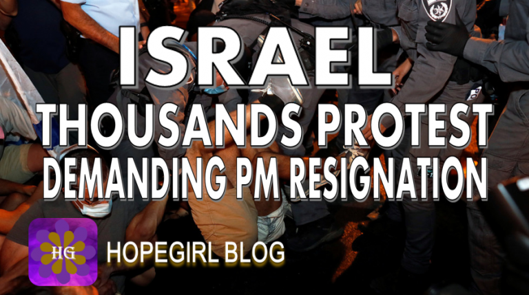 Israel thousands protest demanding netabyahu pm resignation lockdowns hopegirl blog