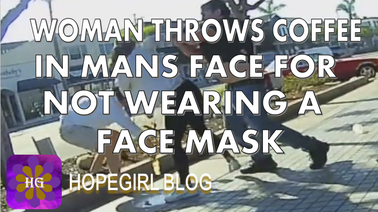 Woman Throws Coffee in Mans Face For Not Wearing a Face Mask