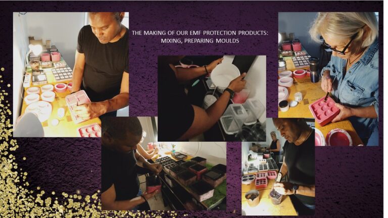 Making of our EMF protection products 1