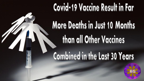 Covid-19 Vaccine Result in Far More Deaths in Just 10 Months than all Other Vaccines Combined in the Last 30 Years