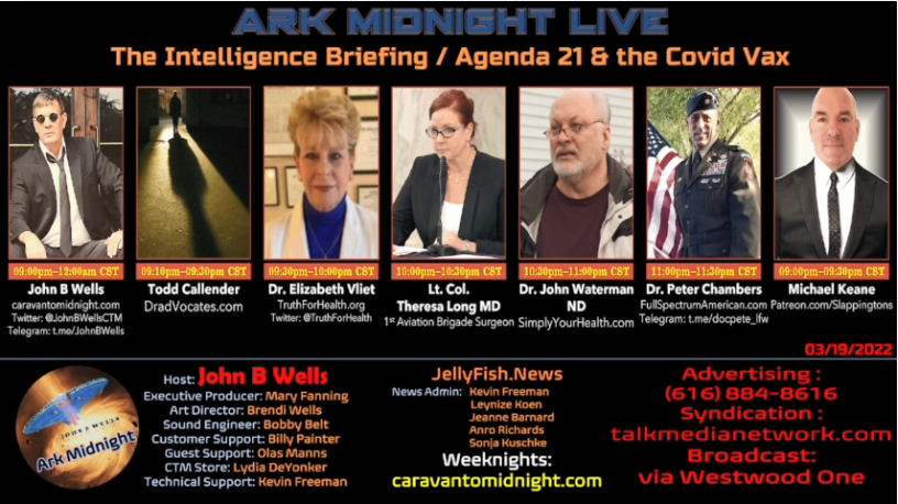 The Intelligence Briefing / Agenda 21 & the Covid Vax – John B Wells LIVE