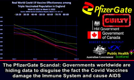 The PfizerGate Scandal: Governments worldwide are hiding data to disguise the fact the Covid Vaccines damage the Immune System and cause AIDS