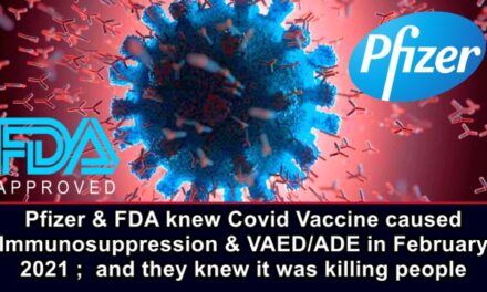 Pfizer & FDA knew Covid Vaccine caused Immunosuppression & VAED/ADE in Feb 2021; and they knew it was killing people