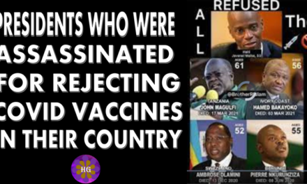 Presidents who were assassinated for rejecting the Covid Vaccines in their Country