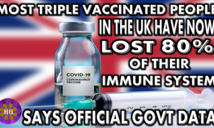 Most UK Triple Vaccinated have lost 80% of their Immune System