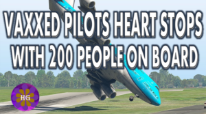 vaccinated pilots heart stops with 200 people on board