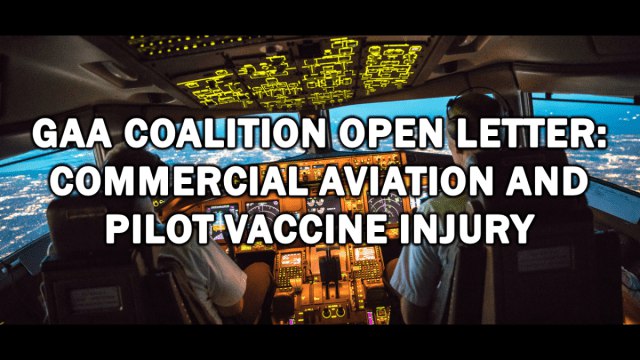 Pilot Vaccine Injury GAA Coalition Open Letter