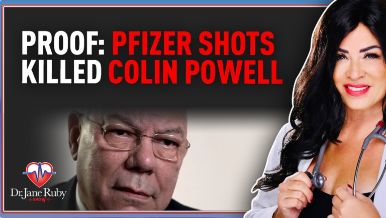 pfizer shots killed colin powell