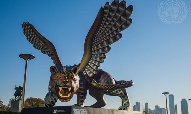 UN Headquarters Erects Beast Statue from Book of Revelations During Covid Takeover