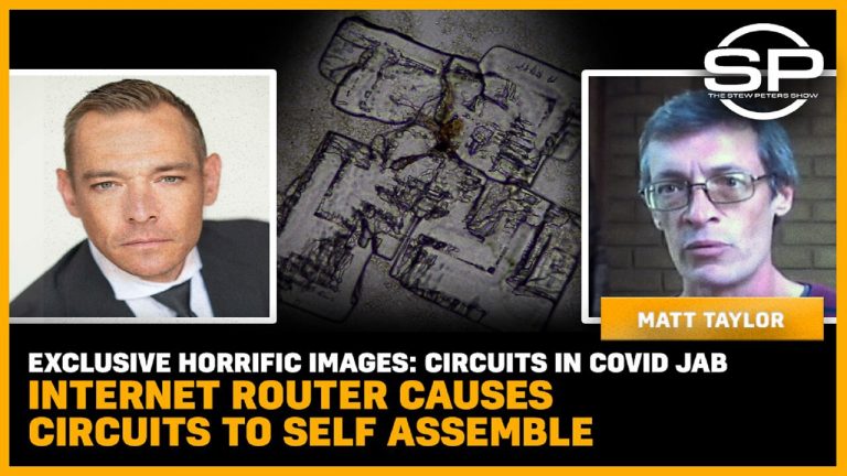 circuits in covid jab self assemble with 4G routers stew peters