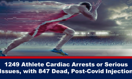 1249 Athlete Cardiac Arrests or Serious Issues, with 847 Dead, Post-Covid Injection