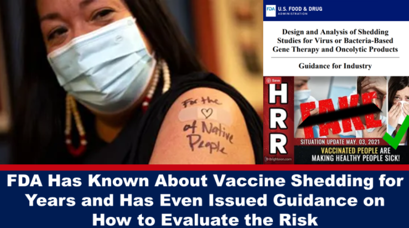 FDA Has Known About Vaccine Shedding for Years and Has Even Issued Guidance on How to Evaluate the Risk