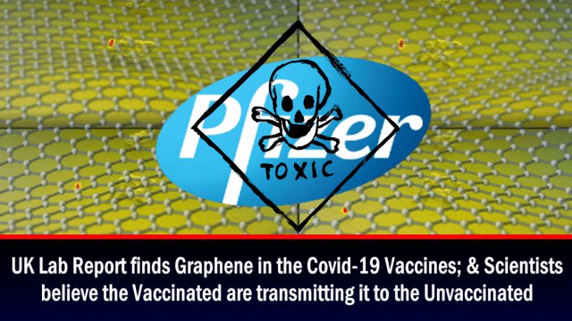 UK Lab Report discovers Graphene in the Covid-19 Vaccines; & Scientists believe the Vaccinated are transmitting it to the Unvaccinated