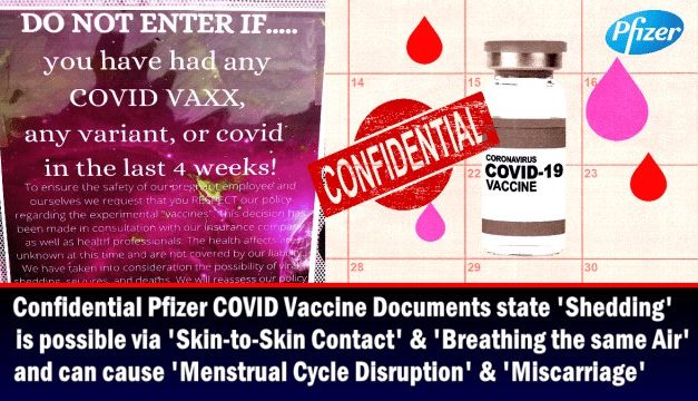New Study & Pfizer Documents prove COVID Vaccine Shedding has been occurring with shocking consequences