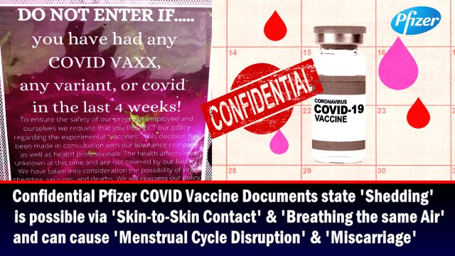 New Study & Pfizer Documents prove COVID Vaccine Shedding has been occurring with shocking consequences