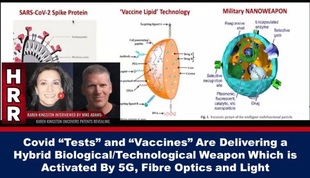Covid “Tests” and “Vaccines” Are Delivering a Hybrid Biological/Technological Weapon Which is Activated By 5G, Fibre Optics and Light