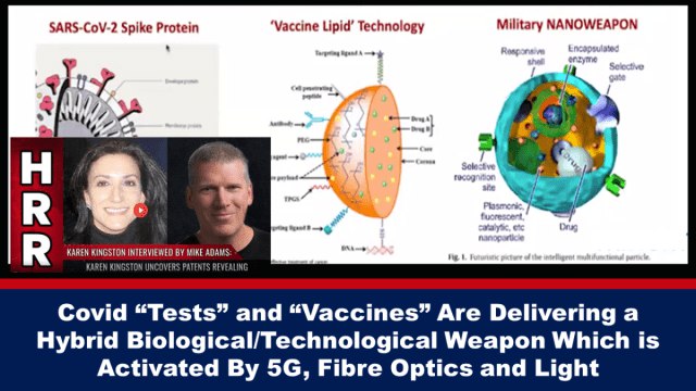 Covid “Tests” and “Vaccines” Are Delivering a Hybrid Biological/Technological Weapon Which is Activated By 5G, Fibre Optics and Light