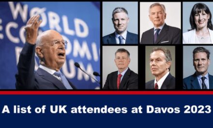 A list of UK attendees at Davos 2023