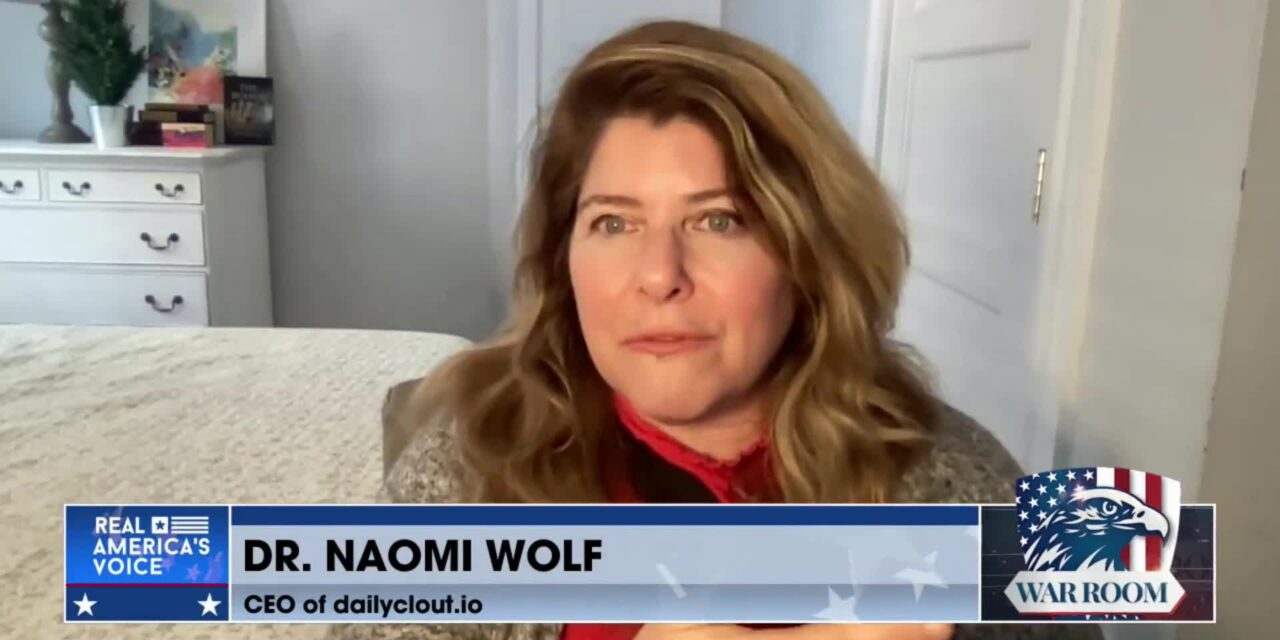 Dr. Naomi Wolf: Project Veritas Video Confirms What We Already Knew About Pfizer’s Genocidal Nature [VIDEO]