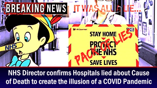 IT WAS ALL A LIE: NHS Director confirms Hospitals lied about Cause of Death to create illusion of COVID Pandemic