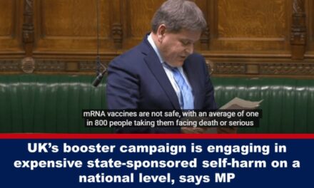UK’s booster campaign is engaging in expensive state-sponsored self-harm on a national level, says MP