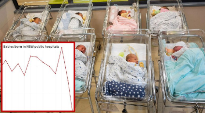 Aussie birth rate graph stuns the world