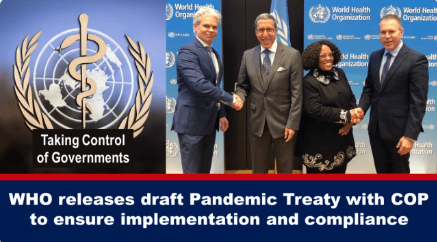 WHO releases draft Pandemic Treaty with COP to ensure implementation and compliance