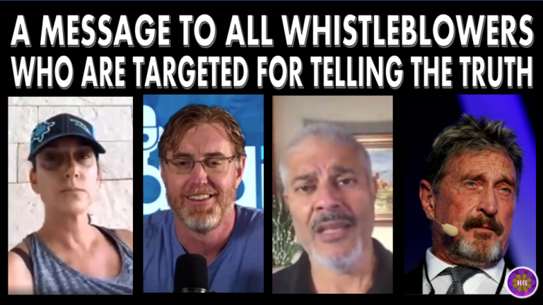 A message to all whistleblowers who are targeted for telling the truth