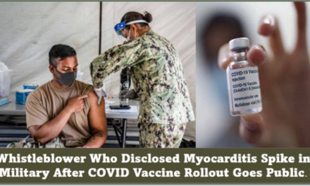Whistleblower Who Disclosed Myocarditis Spike in Military After COVID Vaccine Rollout Goes Public.